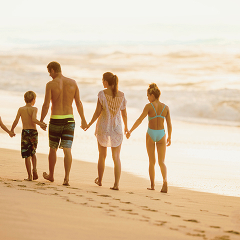 カウアイ島で最高の家族向けビーチ