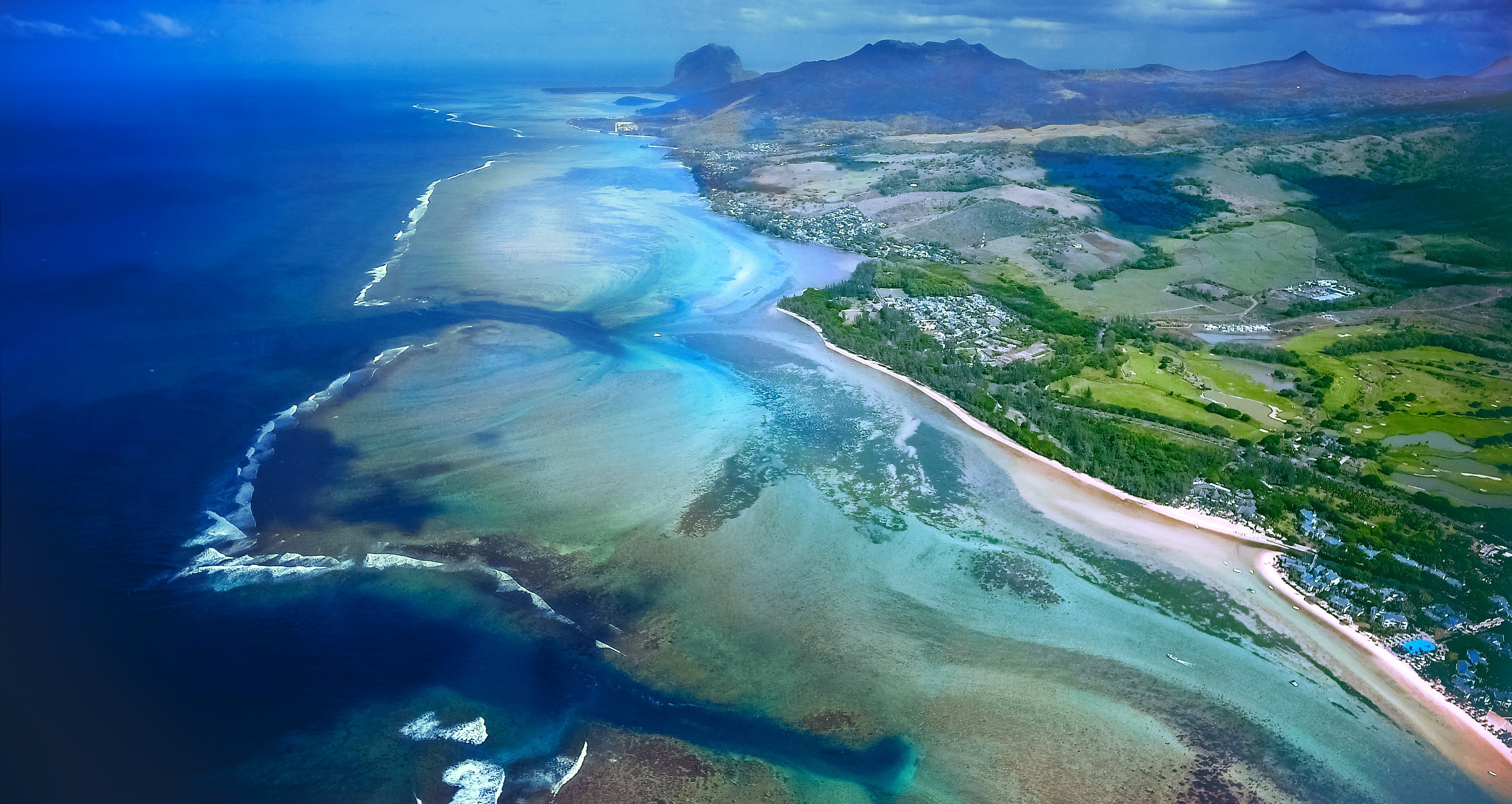 Aerial view of OUTRIGGER Mauritius Beach Resort