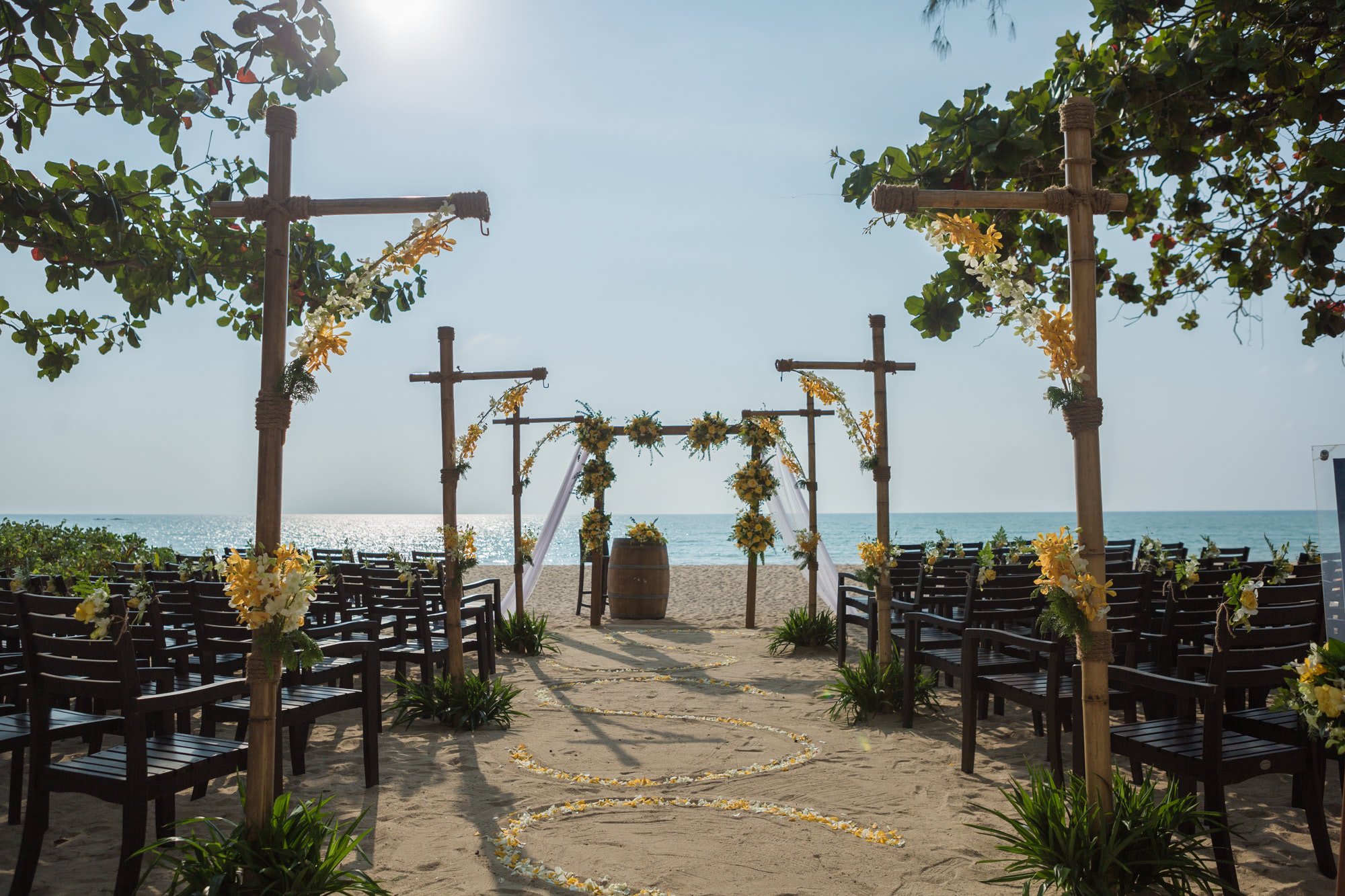 Wedding set up at OUTRIGGER Khao Lak Beach Resort